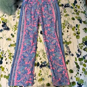 Lilly Pulitzer Soleil Pink Wide Leg Bal Harbour Palazzo Pants